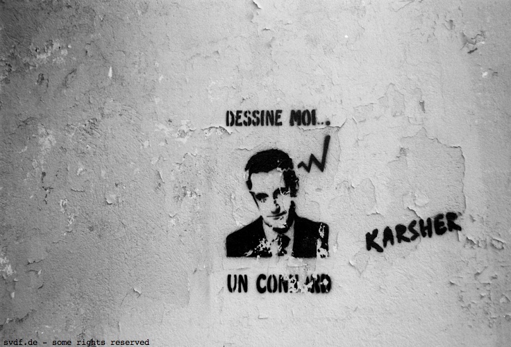 sarkozy / dessine moi un connard